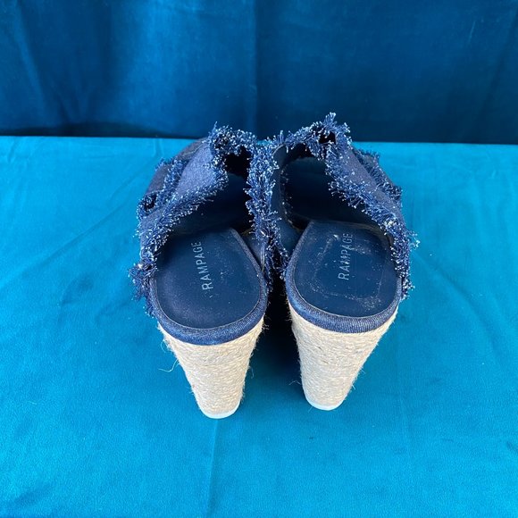 Rampage Denim Fabia Espadrille Wedge - Picture 5 of 6